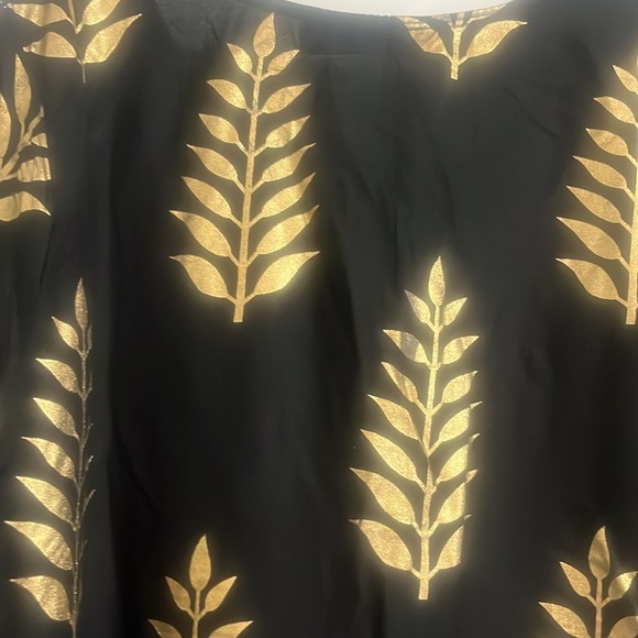 Lapogee Women’s Black and Gold Dashiki Dress size L - Picture 5 of 9